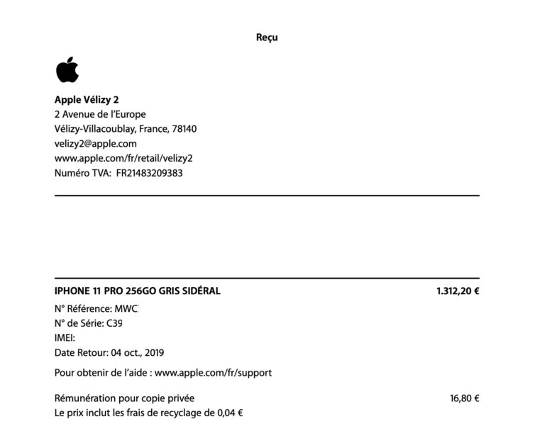 Comment obtenir facture Apple ?  iPhone Forum  Toute l'actualité